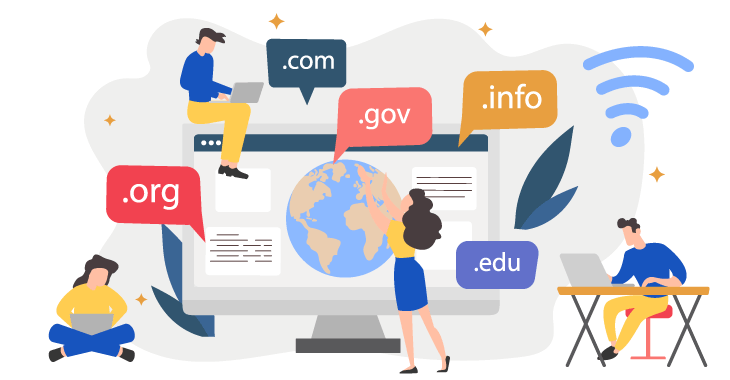 Top-Level Domains (TLDs), subdomain, and folders